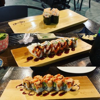Kengo Sushi - Date night Golden eye I want to say the middle is the Kengo, but I'm unsure Orange head Yummy - Japanese Near Me - Tracy, California Kengo Sushi - Date night Golden eye I want to say the middle is the Kengo, but I'm unsure Orange head Yummy - Japanese Near Me - Tracy, California