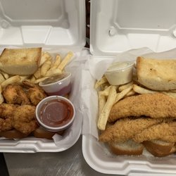 Shrimp basket, and catfish filet basket