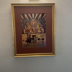The Frame And I - Framed play poster, looks great.