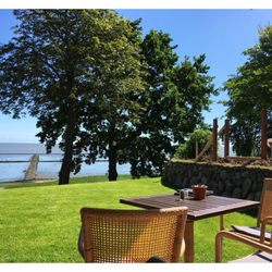 Nielsens Kaffeegarten - Tolle Aussicht von der neu gestalteten Terrasse (17.06.17)