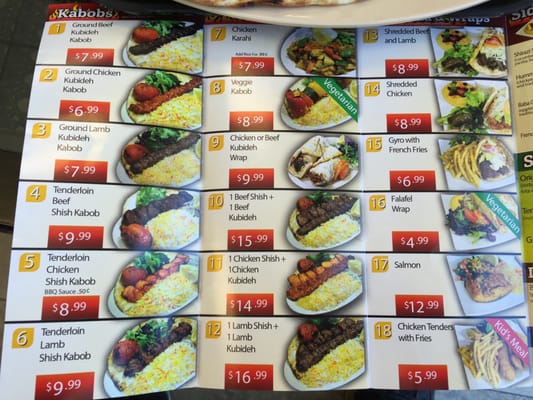 Menu photo 8 Fresh Kabob Las Vegas, NV