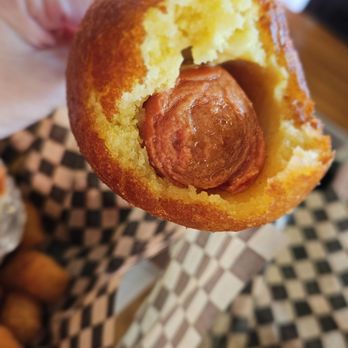 JoJo's Grill-A-Dog Visalia - Corn Dog, well breaded - Hot Dogs Near Me - Visalia, California JoJo's Grill-A-Dog Visalia - Corn Dog, well breaded - Hot Dogs Near Me - Visalia, California