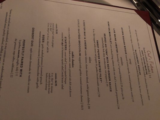Menu photo 5 Ruth's Chris Steak House Metairie, LA Menu photo 5 Ruth's Chris Steak House Metairie, LA