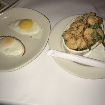 Bonefish Grill - Bang Bang shrimp w/ 2 fried eggs - Seafood Near Me - Novi, Michigan