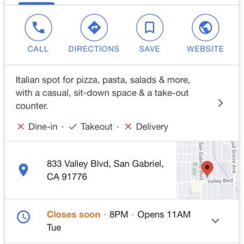 Petrillo's Pizza - What their website said - Pizza Near Me - San Gabriel, California