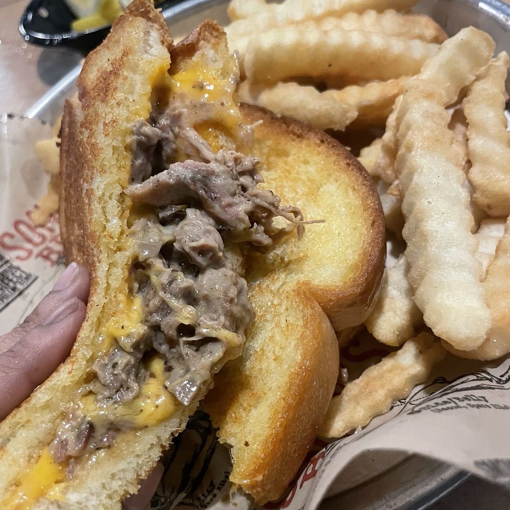 Sonny's BBQ - Brisket Grilled Cheese - Barbeque Near Me - Orlando, Florida Sonny's BBQ - Brisket Grilled Cheese - Barbeque Near Me - Orlando, Florida
