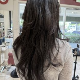 Layer cut for long hair Layer cut for long hair