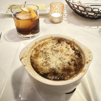 Ernie's Food & Spirits - French Onion Soup - Steakhouses Near Me - Manteca, California