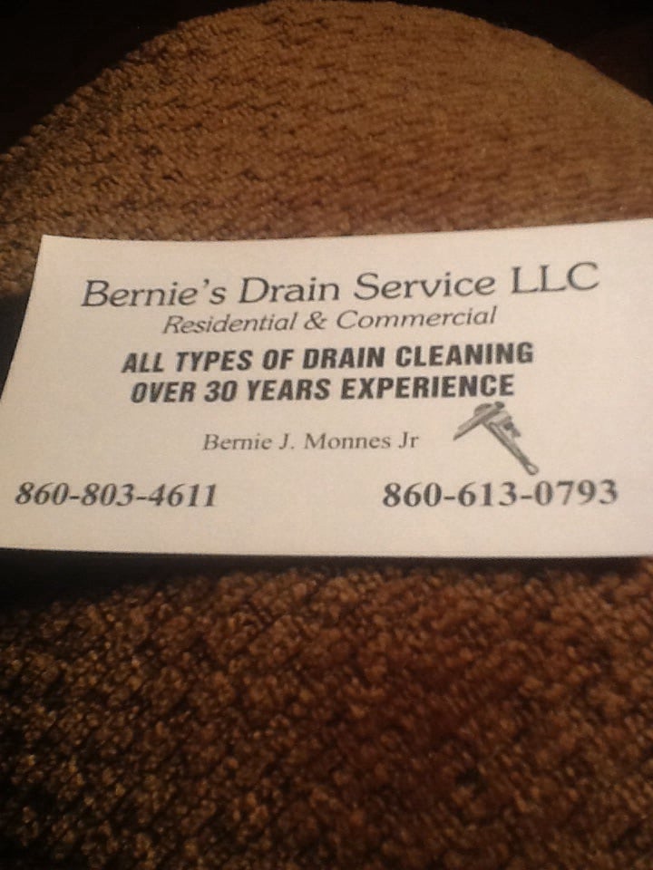 Slide of Bernie's Drain Service