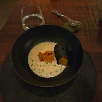 Meteora - charred yam in a heavy butter emulsion - New American Near Me - Los Angeles, California Meteora - charred yam in a heavy butter emulsion - New American Near Me - Los Angeles, California