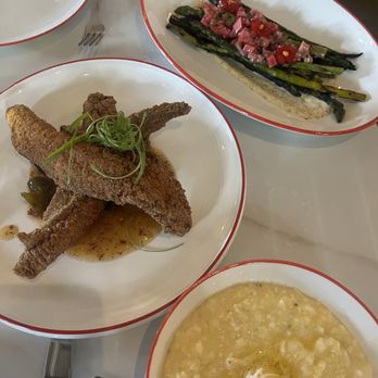 Rougarou - Catfish, Grits, Asparagus - Southern Near Me - Denver, Colorado