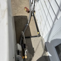 Southern Heating & Cooling - Line carried out from crawl space to Generac