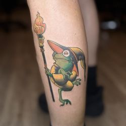 Fine Ink Studios - Frog tattoo