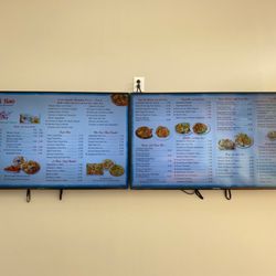 Ni Hao - Menu on wall.