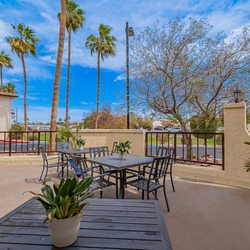 Life Care Center of Yuma - Our outdoor patio overlooking the front of our building.