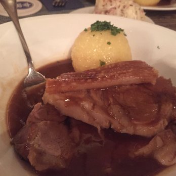 Hofbräukeller - Pork Roast. Crispy skin on top - Bavarian Near Me - Munich, BY
