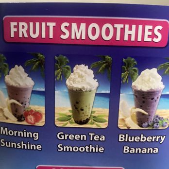 Cali's Just Chill - Green tea boba smoothie ~ delicious - Shaved Ice Near Me - Irwindale, California