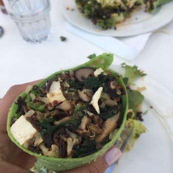 Pacifica Breeze Cafe - Vegan wrap! Love that it's an option. - Breakfast & Brunch Near Me - Del Mar, California