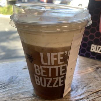 Better Buzz Coffee Pacific Beach East - Cinnamon Cream Cold Brew - Coffee & Tea Near Me - San Diego, California Better Buzz Coffee Pacific Beach East - Cinnamon Cream Cold Brew - Coffee & Tea Near Me - San Diego, California