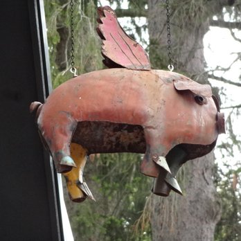 When Pigs Fly Southern Bbq - LOOK, A FLYING PIG !!! - Barbeque Near Me - Sharon, Connecticut