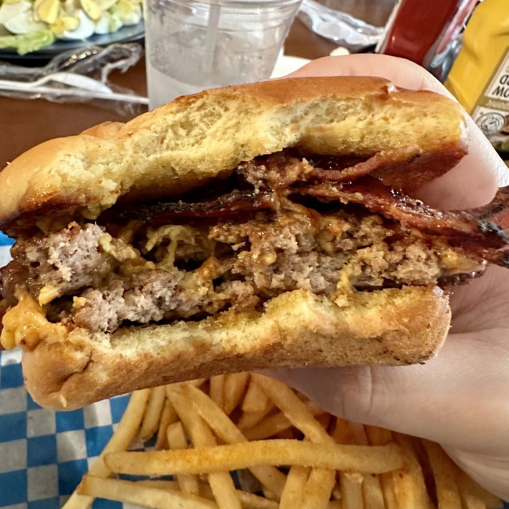 The "Say Cheese" Burger had me saying much more than that. The "Say Cheese" Burger had me saying much more than that.