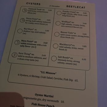 BeetleCat - The oysters we ordered - Seafood Near Me - Atlanta, Georgia BeetleCat - The oysters we ordered - Seafood Near Me - Atlanta, Georgia
