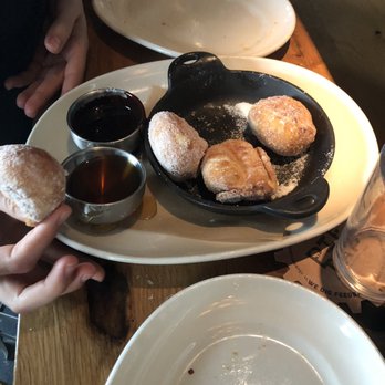 Pie Tap - Henderson - Frosted donuts with chocolate and honey - Pizza Near Me - Dallas, Texas