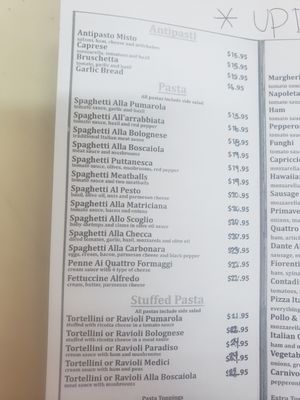 Menu photo 2 Spaghetteria Palm Springs, CA Menu photo 2 Spaghetteria Palm Springs, CA