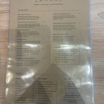 Lamara Coffee & Kitchen - Menu - Vegetarian Near Me - New Orleans, Louisiana Lamara Coffee & Kitchen - Menu - Vegetarian Near Me - New Orleans, Louisiana