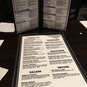 Arlington Improv - The Menu - Comedy Clubs Near Me - Arlington, Texas Arlington Improv - The Menu - Comedy Clubs Near Me - Arlington, Texas