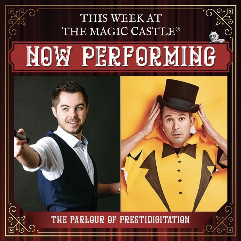 Mentalist Mark A Gibson - Now Performing Announcement from Feb 21-27, 2022 show at The Magic Castle of Mark A. Gibson and Justin Willman - Magicians Near Me Mentalist Mark A Gibson - Now Performing Announcement from Feb 21-27, 2022 show at The Magic Castle of Mark A. Gibson and Justin Willman - Magicians Near Me