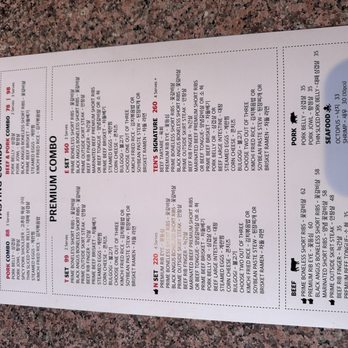 TEN BBQ - Menu - Korean Near Me - Los Angeles, California