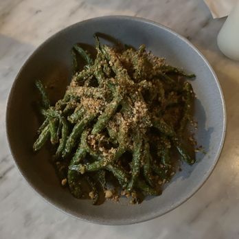 Rossoblu - BLISTERED GREEN BEANS - Italian Near Me - Los Angeles, California Rossoblu - BLISTERED GREEN BEANS - Italian Near Me - Los Angeles, California