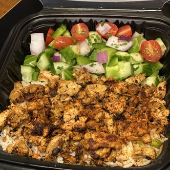 Anatolia Grill - Chicken shawarma plate/shepherd salad - Turkish Near Me - Spokane, Washington