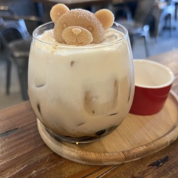 Hide Out Cafe - Boba bear set - Cafes Near Me - Rowland Heights, California