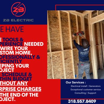 ZB Electric - Electricians Near Me - West Monroe, Louisiana ZB Electric - Electricians Near Me - West Monroe, Louisiana