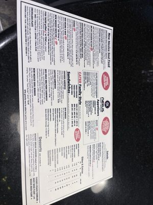 Menu photo 2 Nexus Brewery and Restaurant Albuquerque, NM
