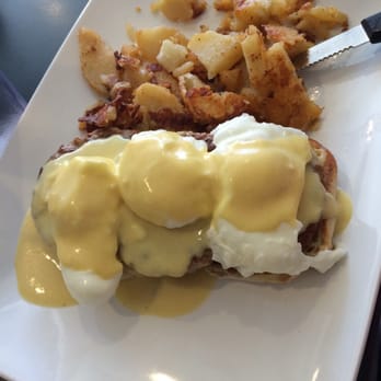 Break Your Fast - Sausage Benedict. - American Near Me - Union City, California Break Your Fast - Sausage Benedict. - American Near Me - Union City, California