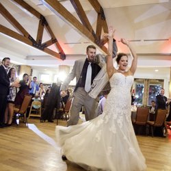Digital DJ - A couple's grand entrance to the reception at Highlands Ranch Mansion