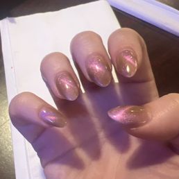 Cat eye acrylic fill!