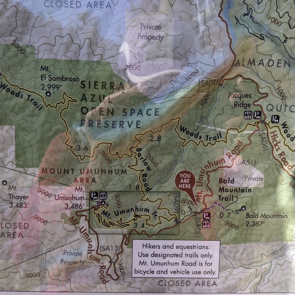 Mount Umunhum - Hiking Near Me