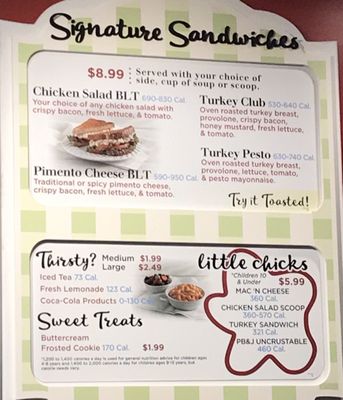 Menu photo 2 Chicken Salad Chick Evans, GA Menu photo 2 Chicken Salad Chick Evans, GA