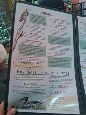 Menu photo 3 El Encanto Cave Creek, AZ