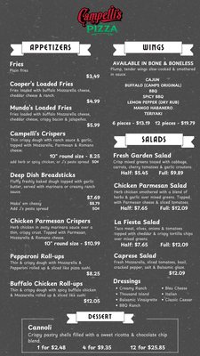 Menu photo 4 Campelli's Pizza Roseville, CA