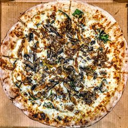 Whole Foods Market - Caramelized Onion, Mushrooms and Spinach Pizza. $19