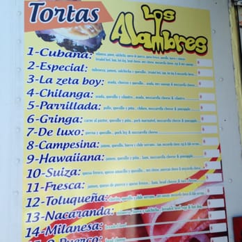 Los Alambres - Menu - Mexican Near Me - Vancouver, Washington