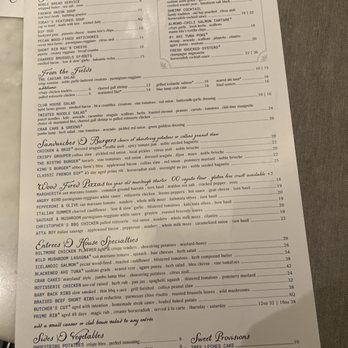 The Collins Small Batch Kitchen - Menu p2 - Bars Near Me - Phoenix, Arizona