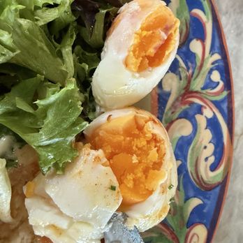 Oh La La - Clearer picture of the hard boiled eggs in my eggs benedict. - Bakeries Near Me - Pasadena, California