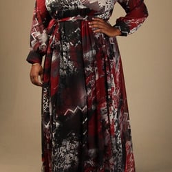 Teasers Boutique - Maxi dress beautiful print Size Xl -3X