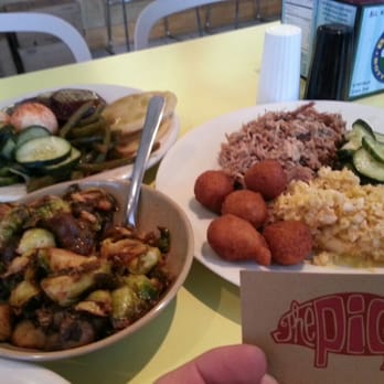 The Pig - Was a good start for our trip in Chapel Hill, NC. Pulled pork plate with Brussels Sprouts and we had to try the pickle plate. - Barbeque Near Me - Chapel Hill, North Carolina